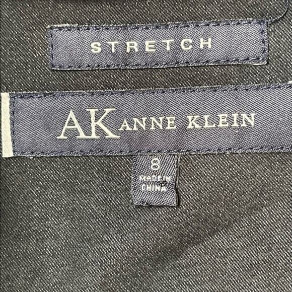 Anne Klein Stretch Black Neutral Minimalist Casual Jacket NWOT Size 8 - Picture 7 of 10